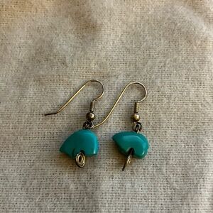 Elegant Turquoise Dangle Earrings